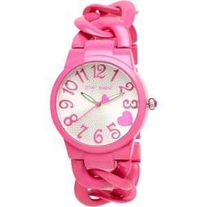 Women's Curb Chain Bracelet 3 Hand Quartz Movement Easy Read Dial Wristwatch